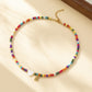 Bohemian - Vibe Dopamine Letter Necklaces: Cute Beaded Chokers for Girls & Women | Ideal Personalized Gifts