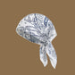 REINAREA Women’s European and American Style Head Scarf - Lightweight, Breathable Head Wrapping Silk Scarf & Triangle Scarf【057】
