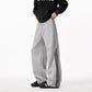 REINAREA Unisex Side-Striped Sweatpants - Loose Paneled Straight-Leg Wide-Leg Athletic Pants