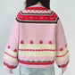 Charming Strawberry Knit Cardigan - Sweet and Cozy Winter Wear 🍓💕
