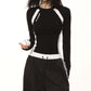 REINAREA The "Nova" Color Block Layering Top - Street Chic Essentials