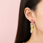 REINAREA Valentine's Day Heart Earrings Cute & Adorable Smiley Face Pencil Shaped Jewelry【106】