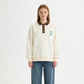 REINAREA Cute Cartoon Character Print Polo Sweatshirt Long-Sleeve Casual Pullover Top Hoodies