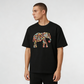 REINAREA Men’s & Women’s Graffiti Elephant-Print T-Shirt - Summer Casual Short-Sleeve Top