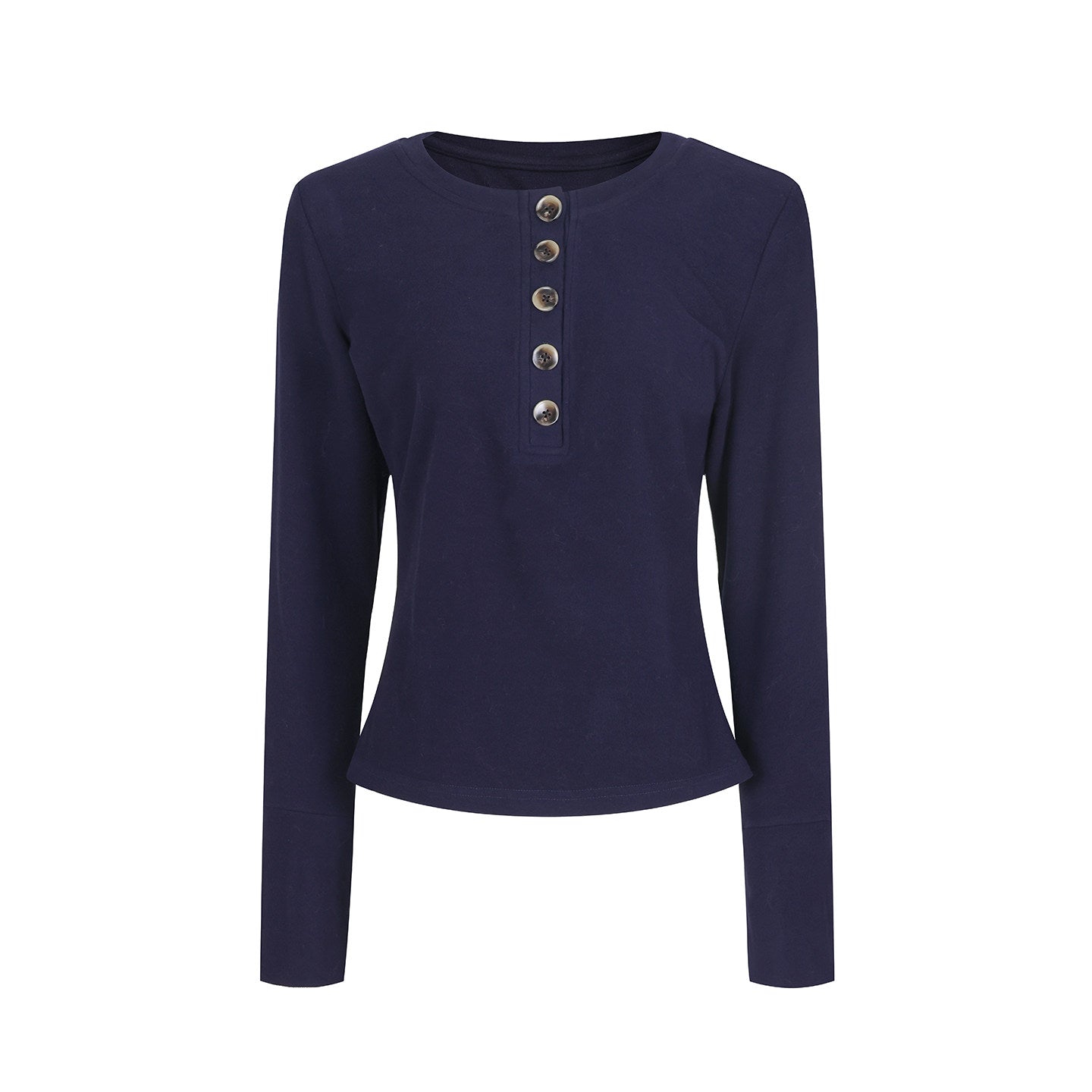 REINAREA Women’s Half-Zip Long Sleeve T-Shirt - Fall Winter Essential Layering Top【110】