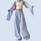REINAREA New Spring Summer Striped Casual Pants Women Tie Waist Loose Trousers