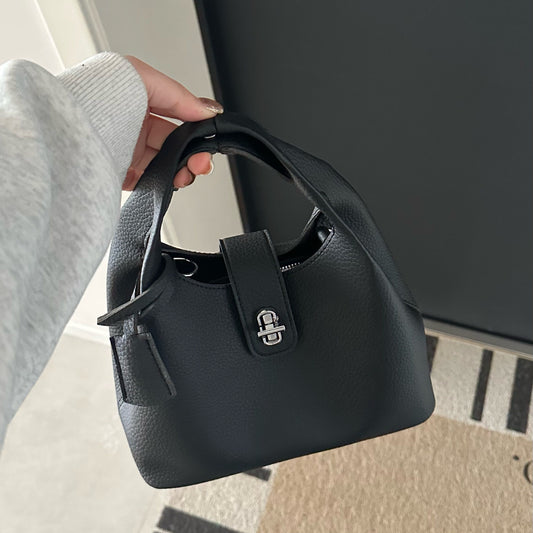 REINAREA Women's Commuter Bucket Bag - Lock Handheld Crossbody Mother and Baby Bag