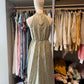 REINAREA High - End Custom Boho Dress for Women: Sleeveless Halter Neck, Backless Floral Midi with Ruffled Hem and High - Elastic Waist