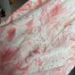 REINAREA Boho Strapless Tube Dress - Floral Print Sundress for Women, Sexy Off-Shoulder Ruffle Beach Cover Up in Pink