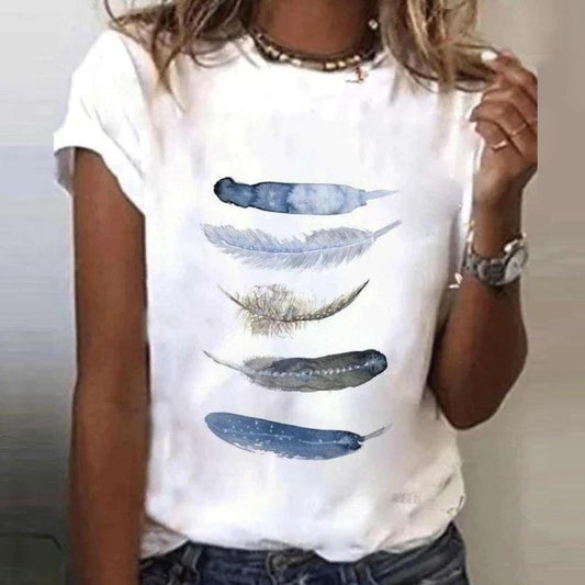 Freedom Feather Short Sleeve T-Shirt