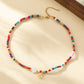 Bohemian - Vibe Dopamine Letter Necklaces: Cute Beaded Chokers for Girls & Women | Ideal Personalized Gifts