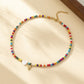 Bohemian - Vibe Dopamine Letter Necklaces: Cute Beaded Chokers for Girls & Women | Ideal Personalized Gifts