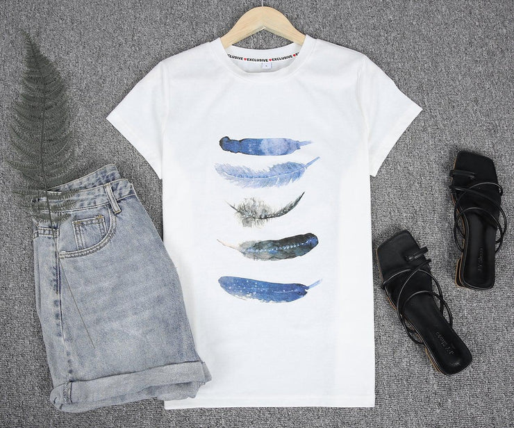 Freedom Feather Short Sleeve T-Shirt