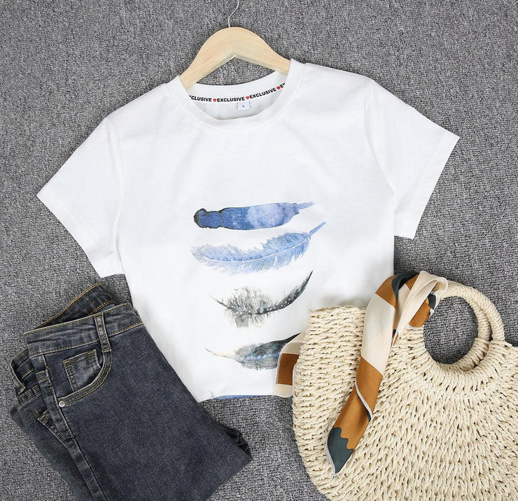 Freedom Feather Short Sleeve T-Shirt