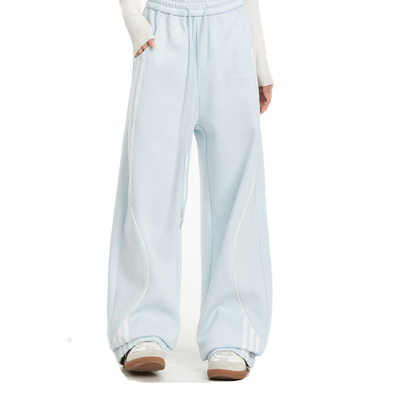 REINAREA Women’s Trendy Sweatpants - Loose Straight-Leg American-Style Sports Pants