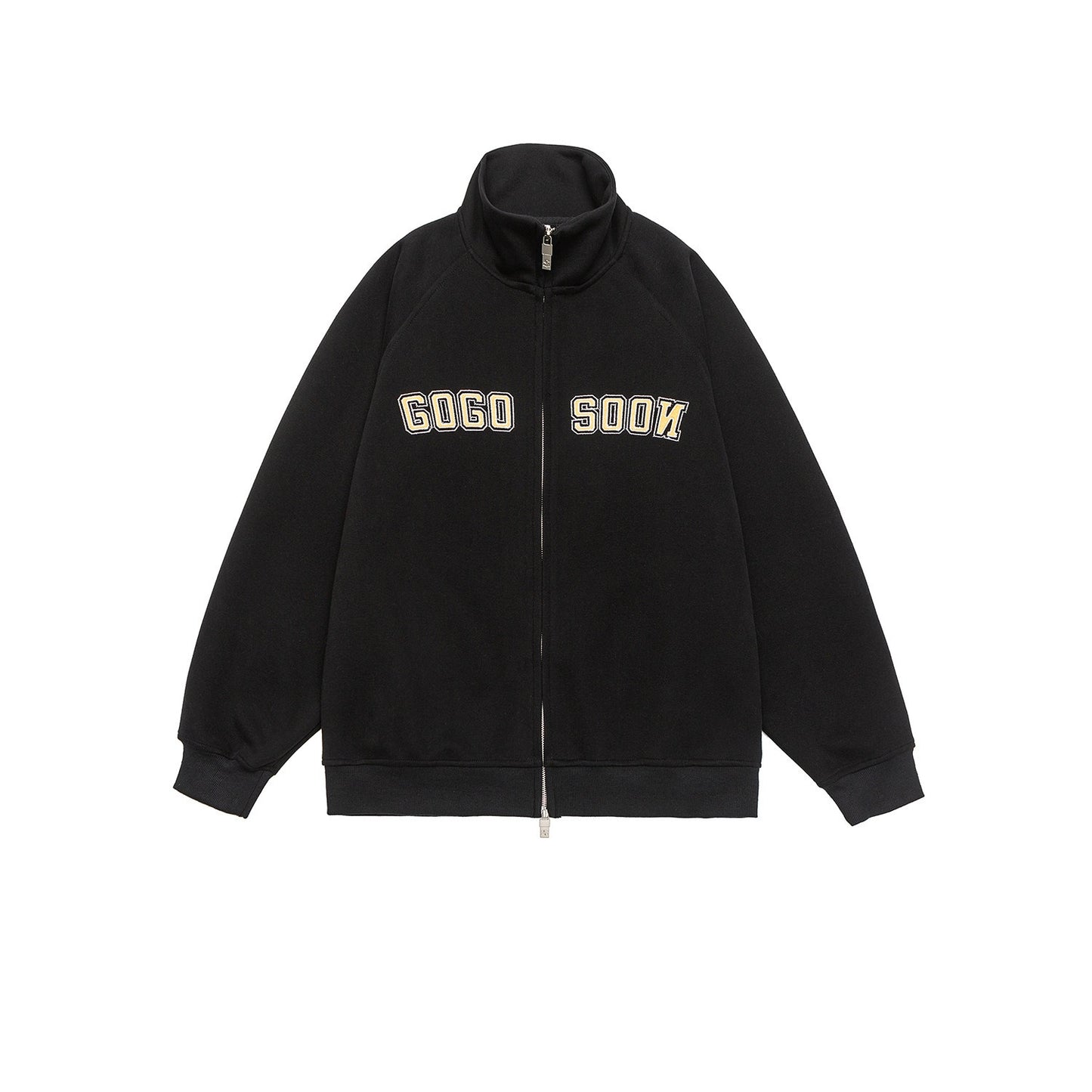 REINAREA  New Spring Summer Stand Collar Cardigan Men's 400g Sweatshirt Jacket