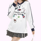 REINAREA New Spring Summer V-neck Printed T-Shirt Women American Style Long Sleeve Top