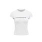 REINAREA New Spring & Summer Slim Fit Shoulder Short Sleeve T-shirt, Women's Crop Top