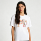 REINAREA Men’s & Women’s Graffiti Elephant-Print T-Shirt - Summer Casual Short-Sleeve Top