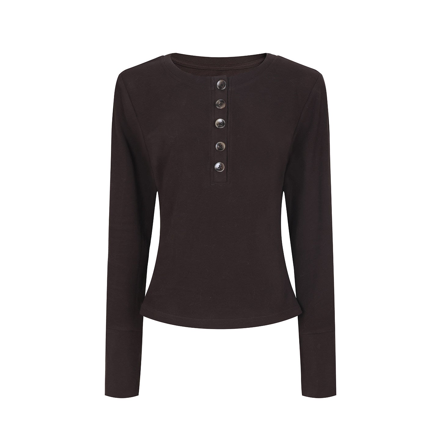 REINAREA Women’s Half-Zip Long Sleeve T-Shirt - Fall Winter Essential Layering Top【110】