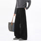 REINAREA Unisex Curved Hem Cargo Pants Retro Loose Casual Track Trousers