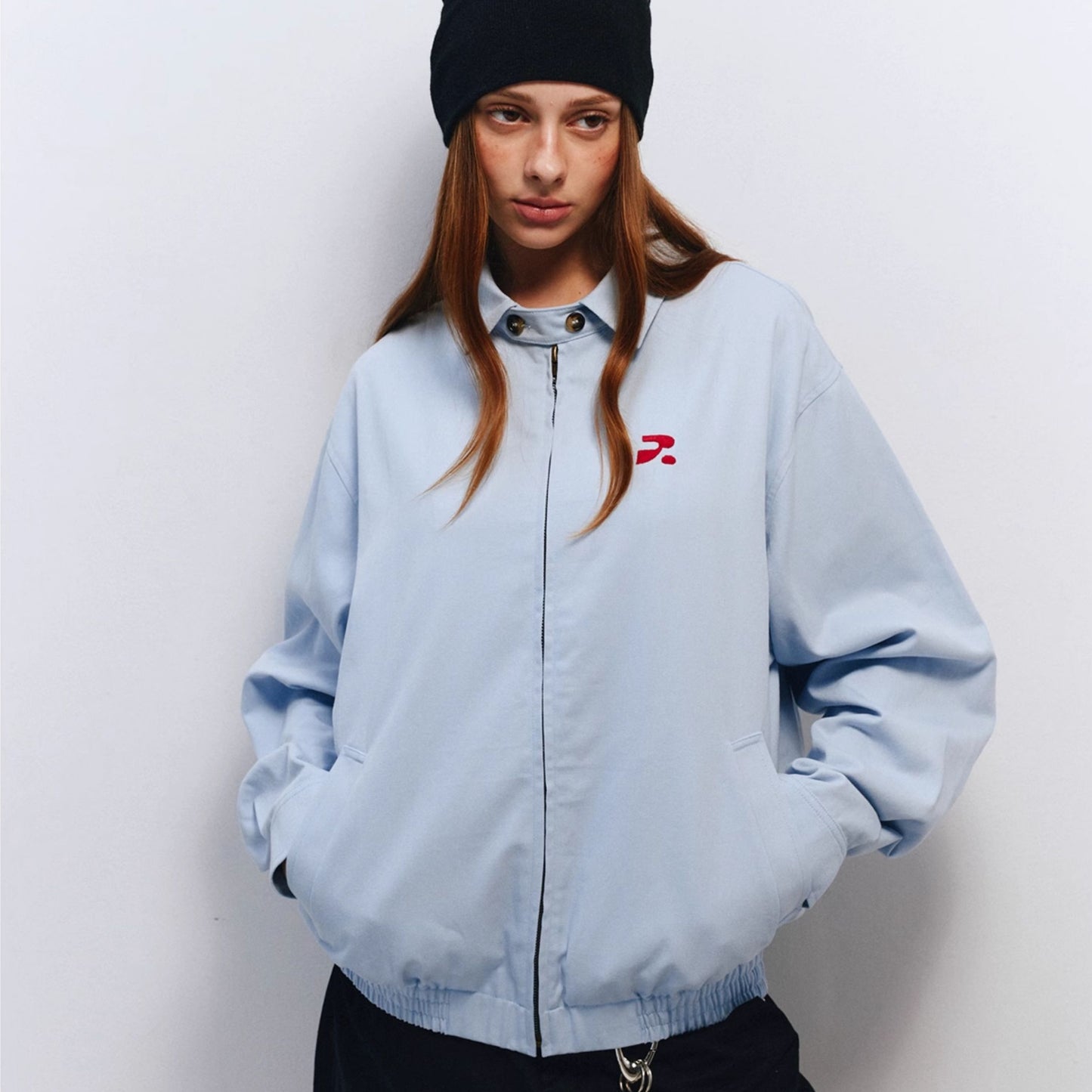 REINAREA Casual Versatile Collared Shirt Jacket Couples’ American-Style Loose Retro Zip-Up Coat【071】