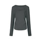 REINAREA Women’s Layering Top - Fall Winter Long Sleeve T-Shirt, Oversized Plus Size Top【108】