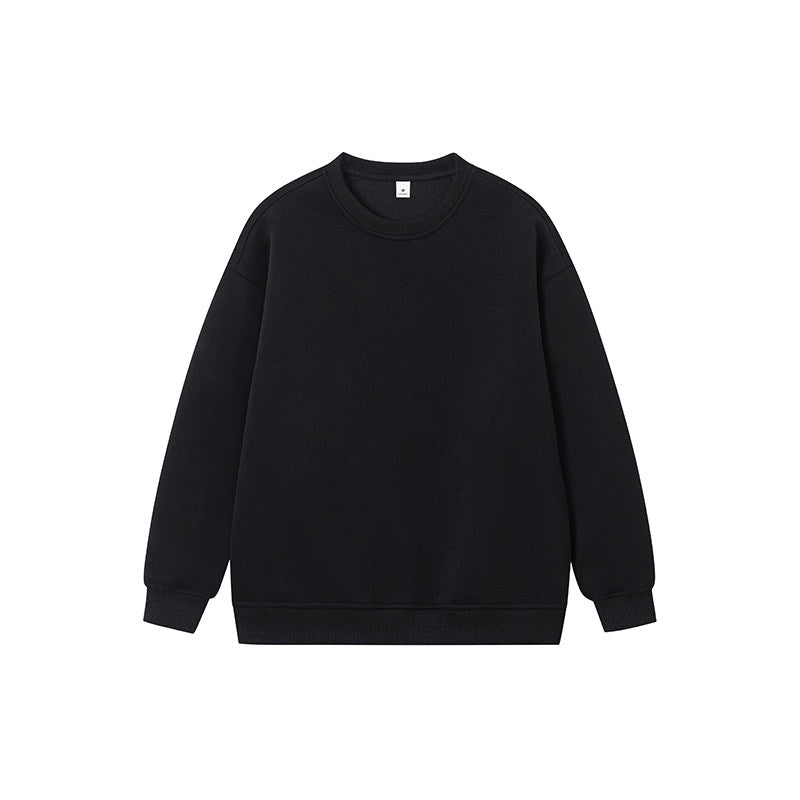 REINAREA New Spring & Summer Women's American Style Gray Crew Neck Hoodies, Pullover Top