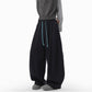 REINAREA Unisex American Heavyweight Drawstring Curved-Leg Sweatpants - Casual Wide-Leg Pants