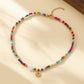 Bohemian - Vibe Dopamine Letter Necklaces: Cute Beaded Chokers for Girls & Women | Ideal Personalized Gifts