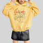 REINAREA New Spring Summer Women's Yellow Hoodie Loose Pullover Top