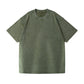 REINAREA Washed & Vintage Heavyweight 230g Cotton T-Shirt Loose Oversized Garment Washed Tee【096】