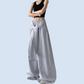 REINAREA New Spring Summer Striped Casual Pants Women Tie Waist Loose Trousers