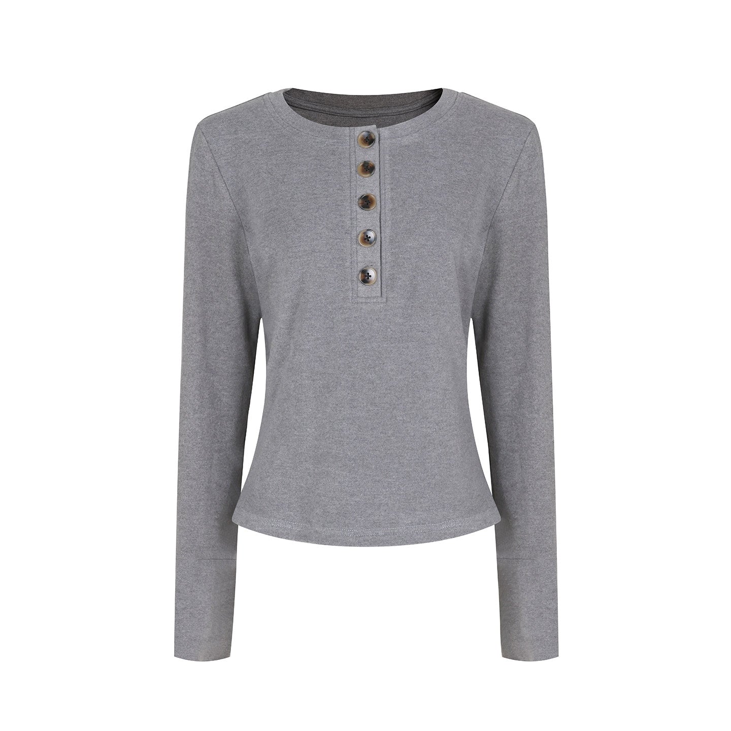REINAREA Women’s Half-Zip Long Sleeve T-Shirt - Fall Winter Essential Layering Top【110】
