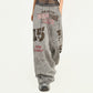 REINAREA New Spring Summer Y2K Street Loose Wide-Leg Pants Women's Casual Sweatpants