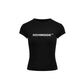 REINAREA New Spring & Summer Slim Fit Shoulder Short Sleeve T-shirt, Women's Crop Top