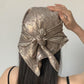 REINAREA Python-Print Small Square Scarf for Women Headwrap & Midi Skirt Decor Accessory【055】