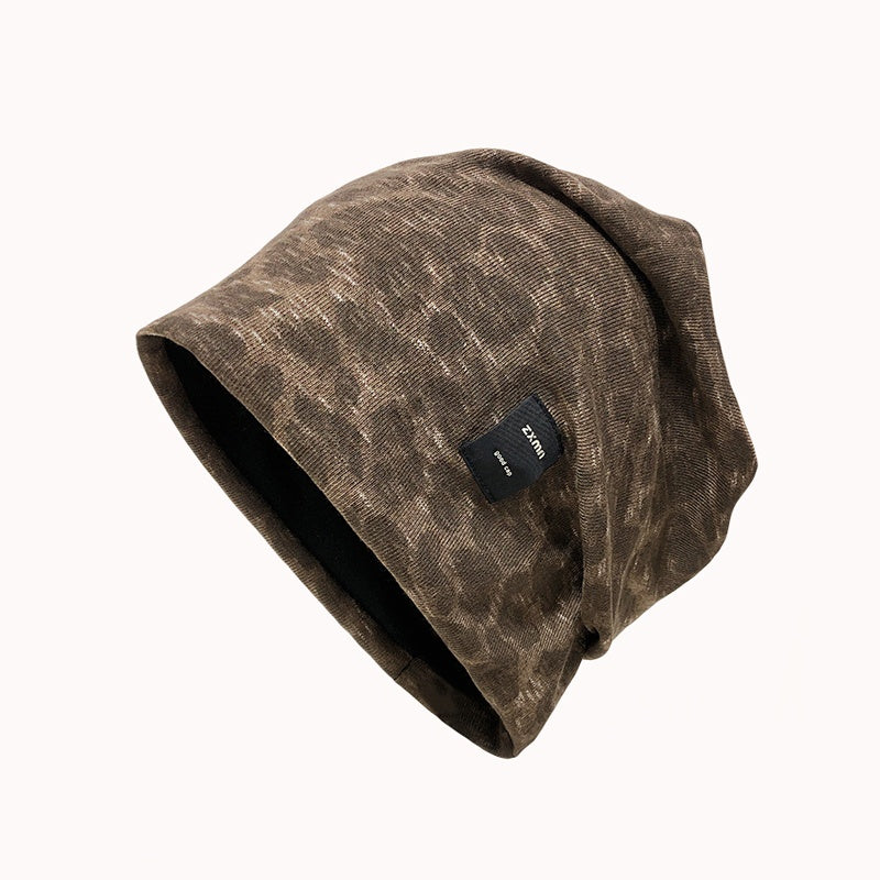 REINAREA Women’s Fashion Knitted Cotton Beanie Slouchy Hat - Leopard Print Winter & Autumn Cold Hat