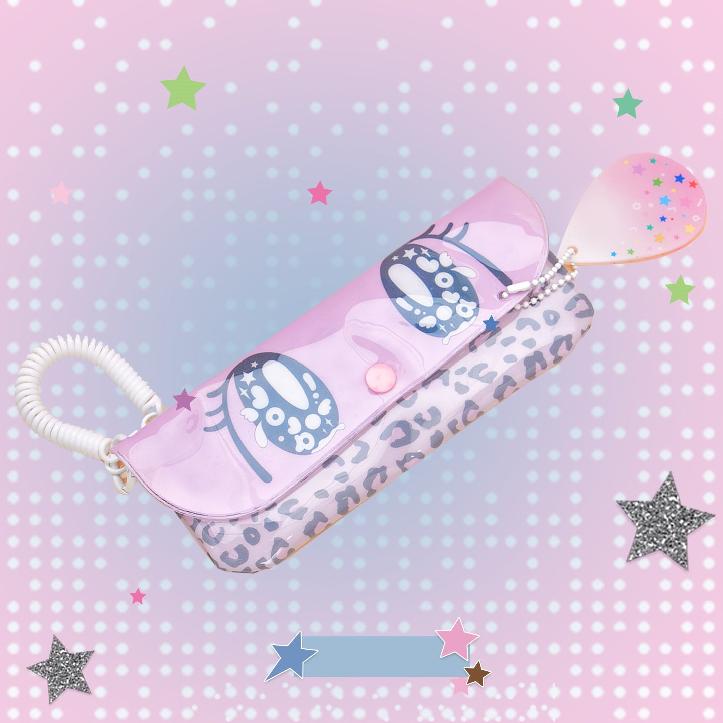 REINAREA Women’s Spice Girl Style Eyewear Case, Anime Pencil Bag & Compact Sunglasses Pouch【068】