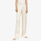 REINAREA New Spring & Summer Satin Wide Leg Pants Women Straight Ice Silk Floor Length Trousers