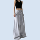 REINAREA New Spring Summer Striped Casual Pants Women Tie Waist Loose Trousers