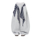 REINAREA Women's American Retro Plaid Sweatpants Loose Wide-Leg Curved Pants【112】