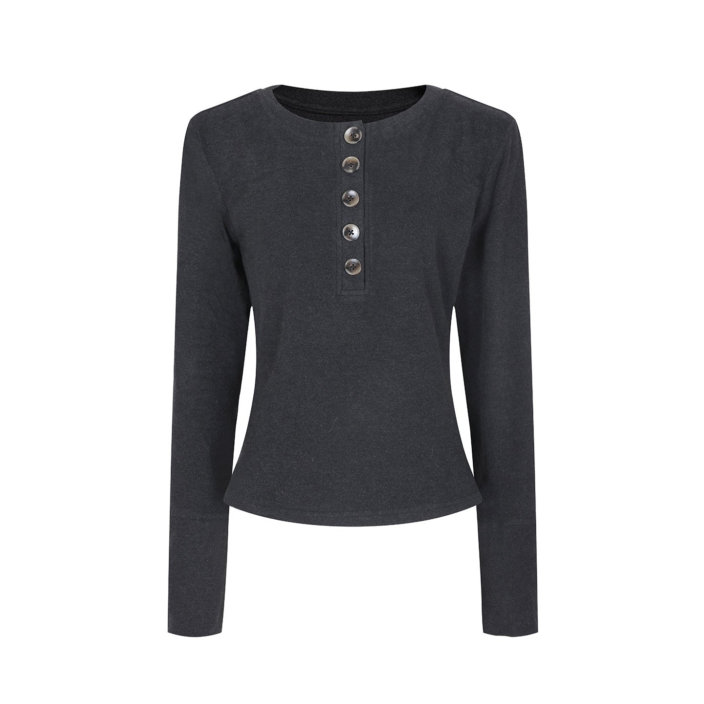 REINAREA Women’s Half-Zip Long Sleeve T-Shirt - Fall Winter Essential Layering Top【110】