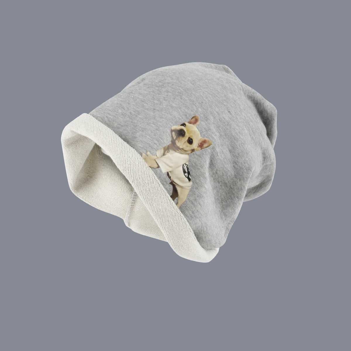 REINAREA Women’s Japanese-Style Animal-Patterned Cuffed Stretch Slouchy Beanie - Face-Slimming Balaclava