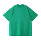 REINAREA Washed & Vintage Heavyweight 230g Cotton T-Shirt Loose Oversized Garment Washed Tee【096】