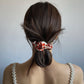 REINAREA Women’s Red Polka Dot Silk Mulberry Silk Scrunchie - French Retro Hair Tie