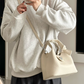 REINAREA Women's Commuter Bucket Bag - Lock Handheld Crossbody Mother and Baby Bag