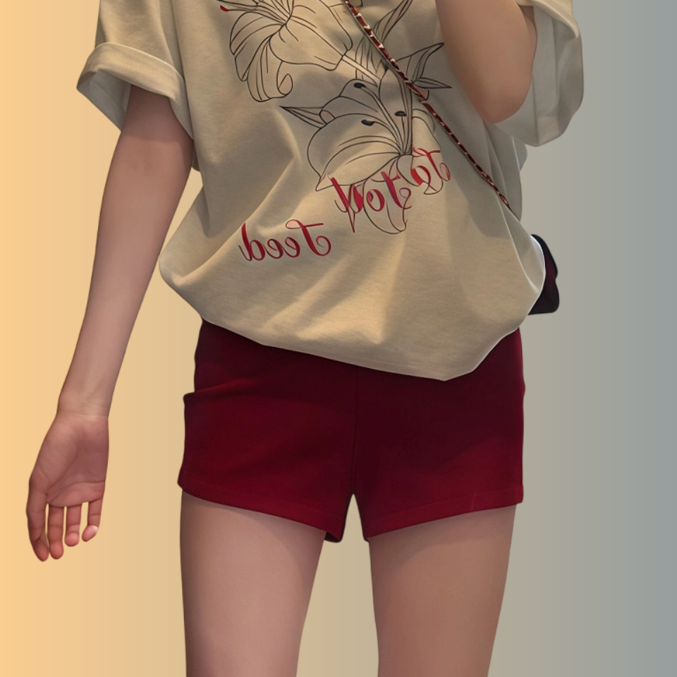 REINAREA New Spring & Summer Women's Hip-lifting Sports Shorts Casual Hot Pants