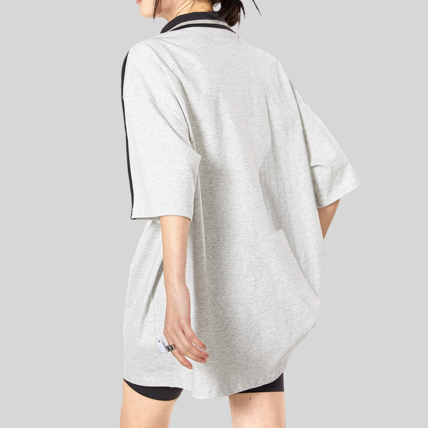 REINAREA New Spring & Summer Women's American Style Polo Shirt, Loose Sports Short Sleeve Top