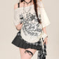 REINAREA New Spring Summer Women's Off Shoulder T-Shirt Short Sleeve Crop Top